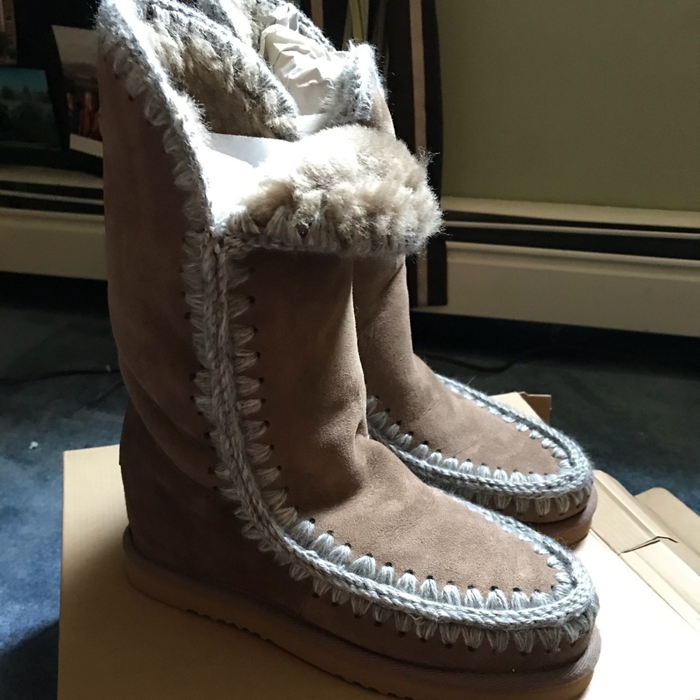 Mou Inner Wedge Tall Boots